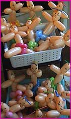 lots of baby balloon dolls
