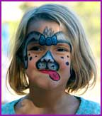 dog face paint