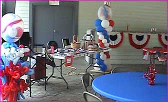 patriotic set up