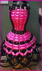 balloon twisted dress 