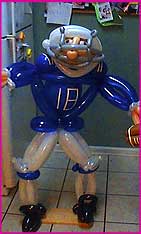 balloon football player