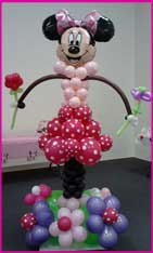 balloon minnie mouse custom character column