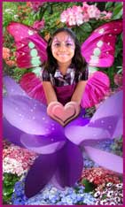 flower fairy girl